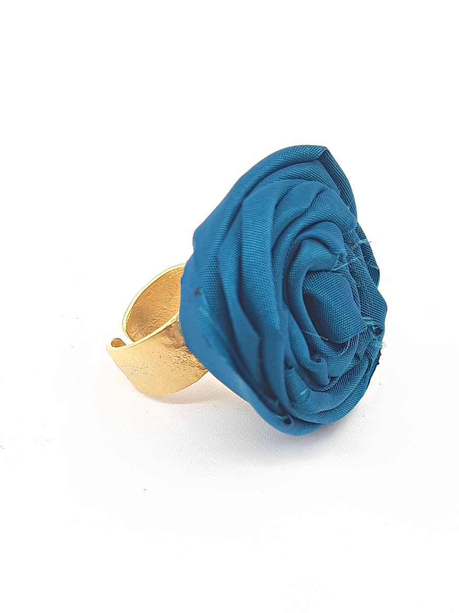 Blue Rose Ring