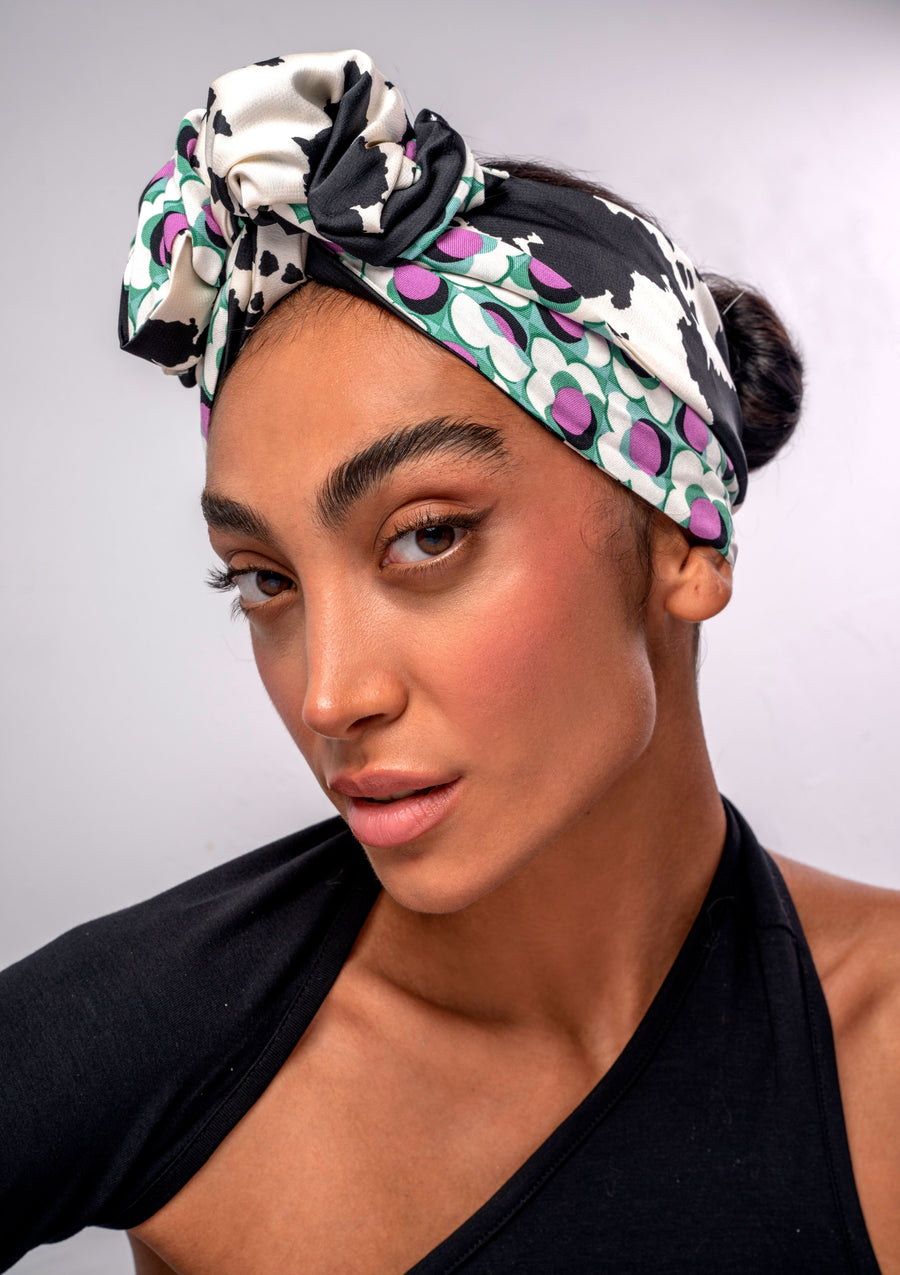 Keondra Double-sided Hair Wrap with Inner Wire